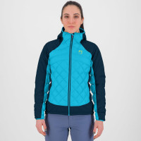 Modrá dámska outdoorová bunda Karpos Lastei Active Plus.
