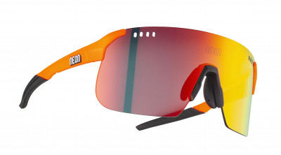 Cyklistické brýle Neon Sky 2.0 Air oranžové + Pevné pouzdro, Mirror Red cat 3