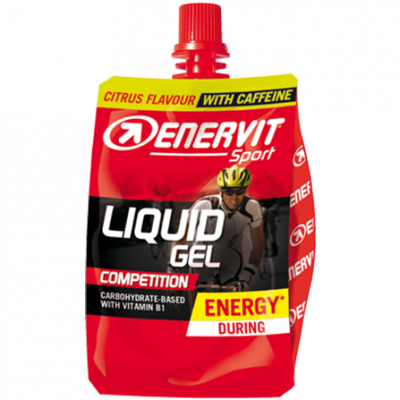 Energetický gel Enervit Liquid s kofeinem citrus 60 ml