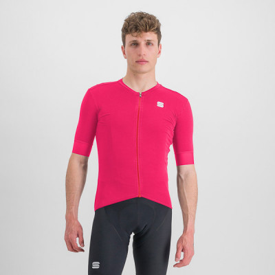 Letní cyklistický pánsky dres Sportful Monocrom růžový