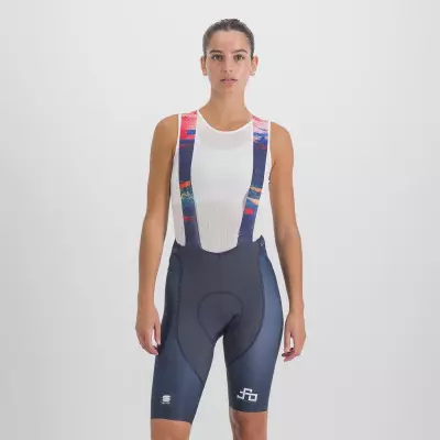 Letní cyklistické dámské kalhoty se šlemi Sportful Peter Sagan Line Classic galaxy modré