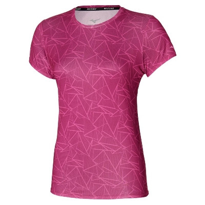 Běžecké tričko dámské MIZUNO Core Graphic Tee růžové