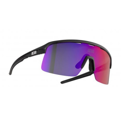 Cyklistické brýle Neon Optic Arrow 2.0 Black Mat Mirror HD Fastred cat. 3 černé/fialové