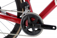 Silniční karbonový kolo s kotoučovými brzdami Isaac Vitron Lava Red 2023 Shimano 105 DT Swiss červená