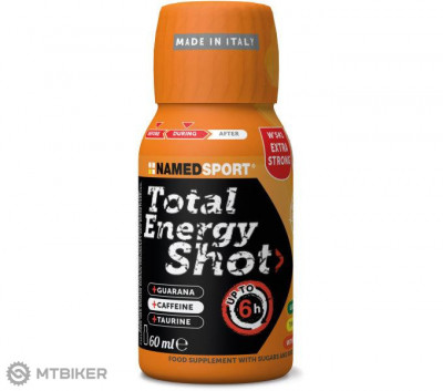 Energetický nápoj NamedSport Total Energy Shot pomeranč s kofeinem 60 ml