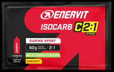 Energetický nápoj Enervit Isocarb C2:1 65 g citron