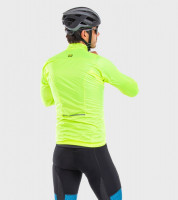 Letní cyklistická pánská bunda Alé Guscio Light Pack Ale fluo žlutá