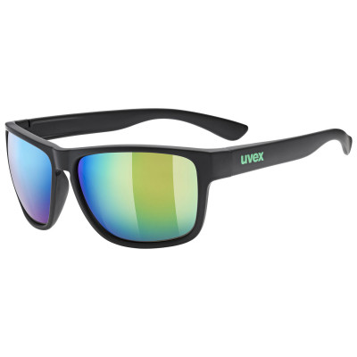 Cyklistické sluneční brýle UVEX LGL 36 CV černé/zelené