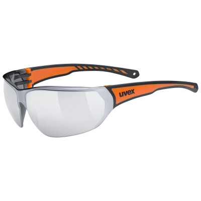 Cyklistické sluneční brýle Uvex Sportstyle 204 černé/oranžové
