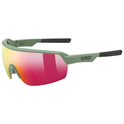 Cyklistické sluneční brýle Uvex Sportstyle 227 olive mat s3 zelené