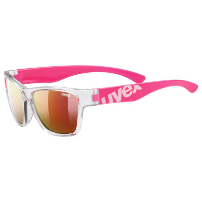 Sportovní sluneční brýle dětské Uvex Sportstyle 508 bílé/růžové