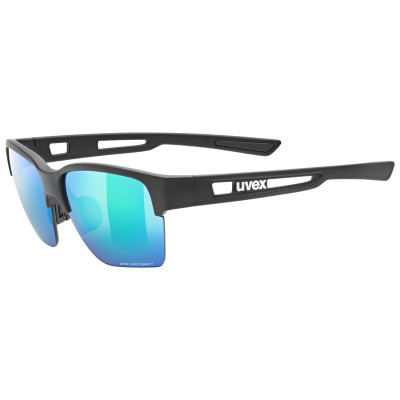 Cyklistické sluneční brýle UVEX SPORTSTYLE 805 CV, BLACK MAT černé/modré