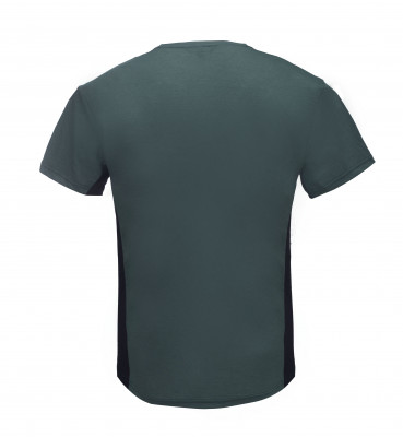 2117 of Sweden ALMO pánské merino triko s krátkým rukávem, forest green