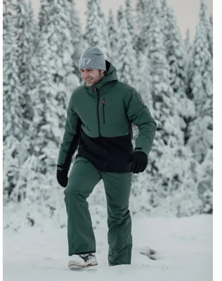 2117 of Sweden Sala ECO pánské lyžařské kalhoty, Forest Green XXL