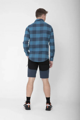 2117 of Sweden Skjortan pánská flanelová košile, Blue 3XL