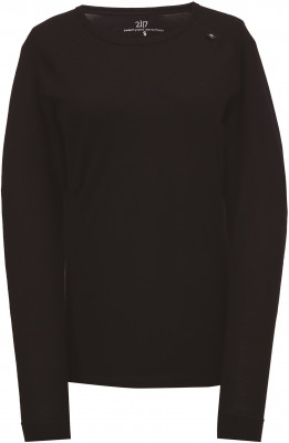 2117 of Sweden ULLÅNGER dámské merino triko s dlouhým rukávem, black XL