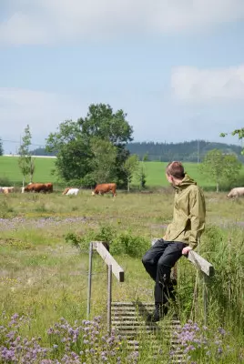 2117 of Sweden Vedum pánská bunda s kapucí, Olive L