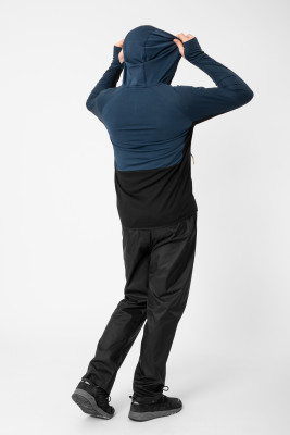 2117 of Sweden VIBO pánská outdoorová mikina s kapucí, navy 3XL