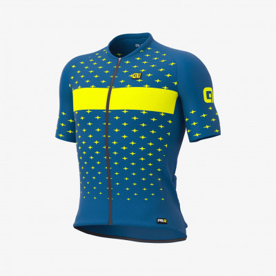 Letní cyklistický dres pánský Alé PRR Stars modrý