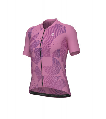 Letný cyklistický dres Alé Cycling Pragma Enjoy dámsky rúžový