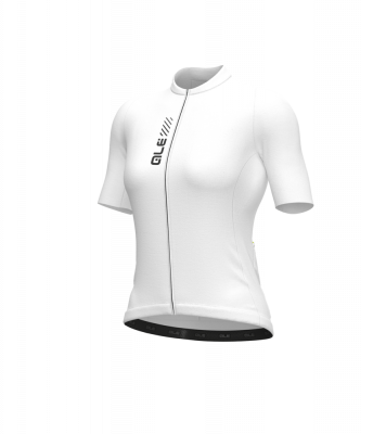 Letní cyklistický dres Alé Cycling Pragma Color Block dámský bílý