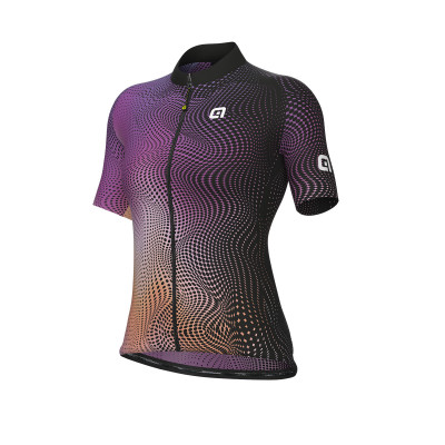 Letní cyklistický dámský dres Alé Cycling Solid Circus fialový/oranžový