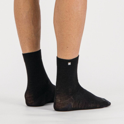 Zimní cyklistické dámské ponožky Sportful Matchy Wool černé
