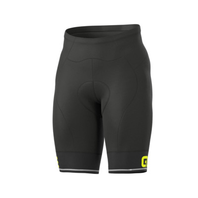 Letní cyklistické kalhoty Alé Cycling Corsa Solid pánské černé/žluté