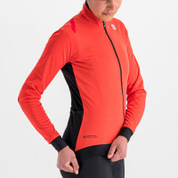 Zimní cyklistická bunda dámská Sportful Fiandre Medium červený grepfruit