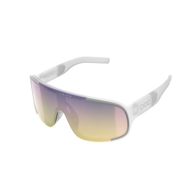 Cyklistické sluneční brýle POC Aspire Mid Transparent CUR bílé
