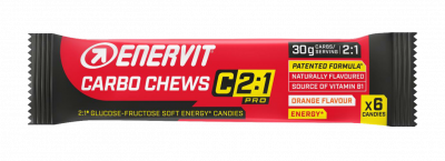 Energetické želatinky Enervit Carbo Chews C2:1 pomeranč