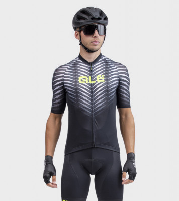 Letní pánský cyklistický dres Alé Cycling Solid Thorn černý