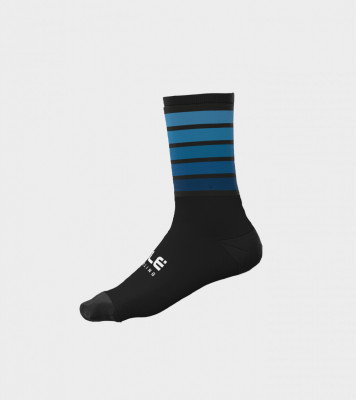 Zimní cyklistické ponožky ALÉ ACCESSORI  SOMBRA WOOL THERMO černé/modré
