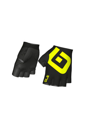 Alé Cycling letné cyklistické rukavice Air Glove čierne/fluo žluté
