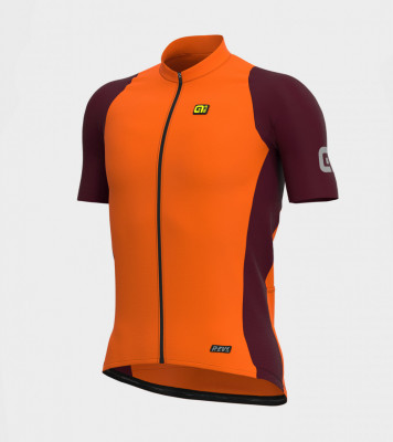 Letní cyklistický pánský dres Alé R-EV1 Artika oranžový