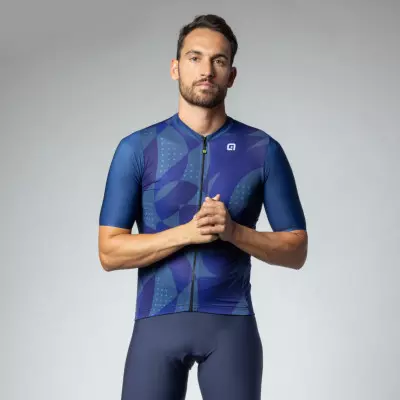 Letní cyklistický dres Alé Cycling Pragma Enjoy pánský modrý
