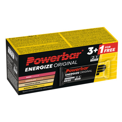 PowerBar Energize tyčinka 55g Mix příchutí 3+1 zdarma