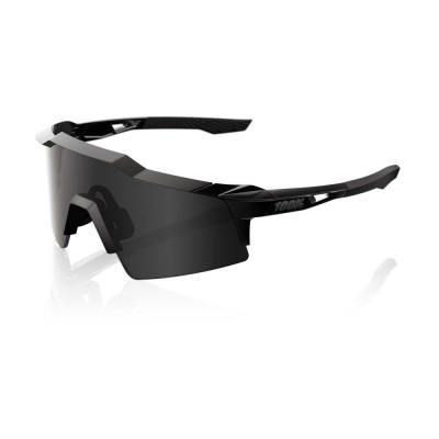 Cyklistické brýle 100% Speedcraft SL - Matte Black Gloss Black - Black Mirror