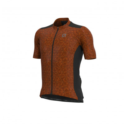Letní cyklistický dres pánský ALÉ OFF-ROAD GRAVEL RONDANE oranžový