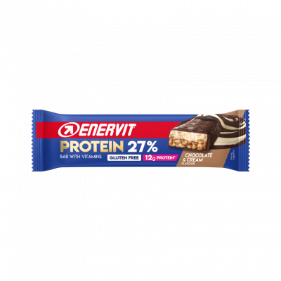 Proteinová tyčinka Enervit Protein Bar 27% čokoláda/smetana 45 g