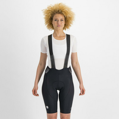 Letní cyklistické kalhoty se šlemi dámské Sportful Classic černé