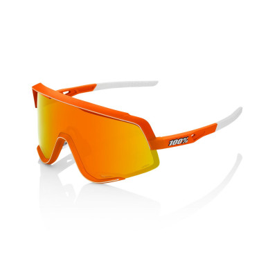 Cyklistické brýle 100% Glendale Soft Tact Orange Hiper Red Multilayer Mirror Lens oranžové