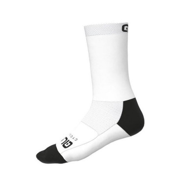 Letní cyklistické ponožky Alé Cycling Team Socks H20 bílé/černé