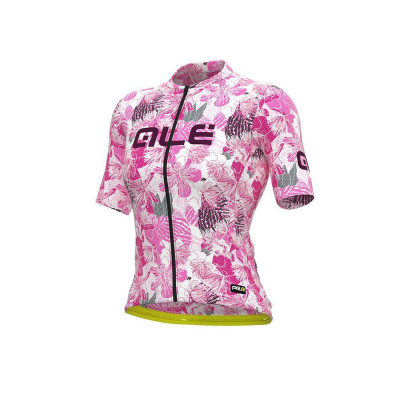 Letní dámský cyklistický dres Alé Cycling PR-R Amazzonia růžový