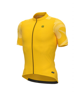 Letní cyklistický pánský dres Ale Cycling R-EV1 Artika žlutý