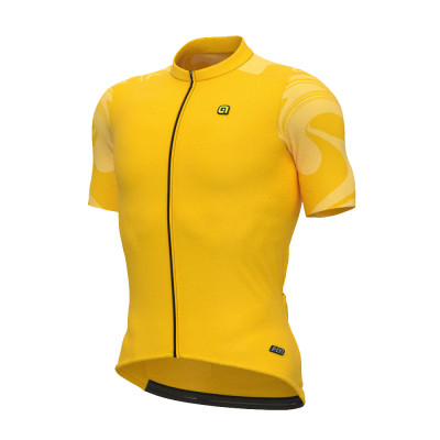 Letní pánský cyklistický dres Ale Cycling R-EV1 Artika žlutý