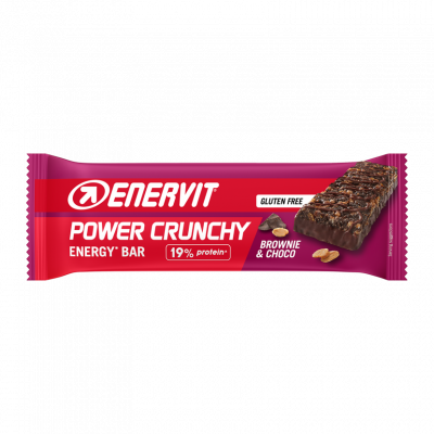 Cereální bezlepková tyčinka Enervit Power Crunchy Bar brownie/čokoláda