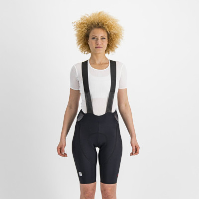 Letní cyklistické kalhoty se šlemi dámské Sportful Classic černé/bílé/šedé