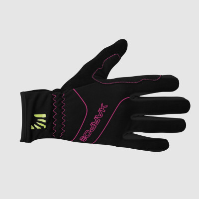 Outdoorové rukavice Karpos Alagna černé/růžové