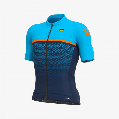Letní cyklistický dres pánský dres Alé PRS Bridge modrý